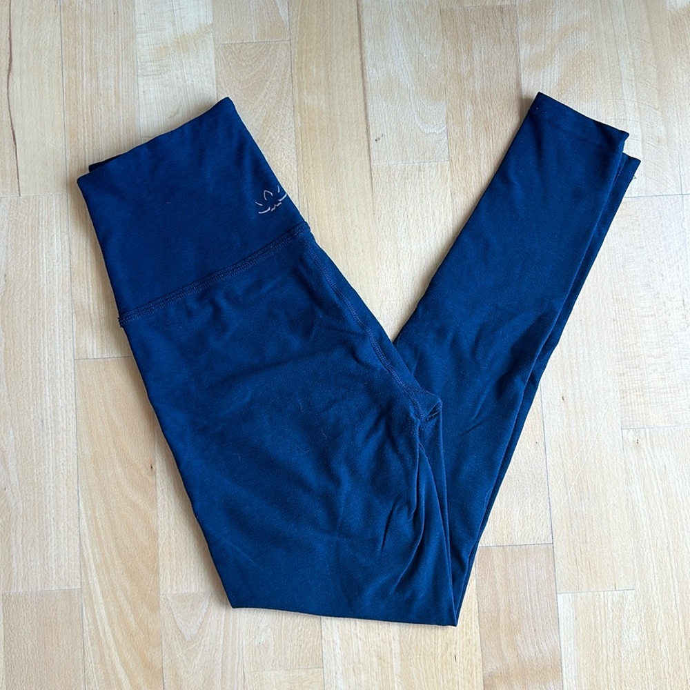 Beyond Yoga Navy Blue Spacedye Legging